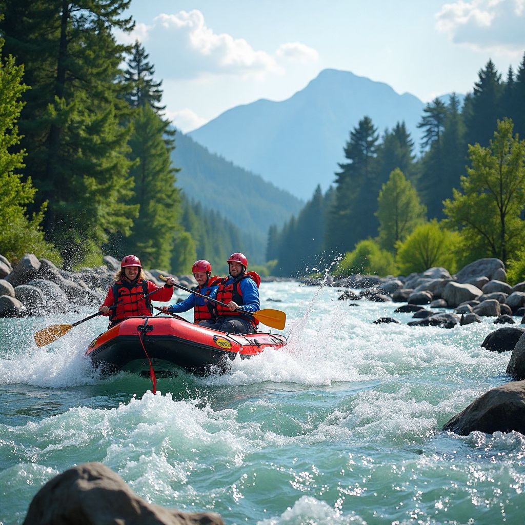 Rafting sur les rivières françaises