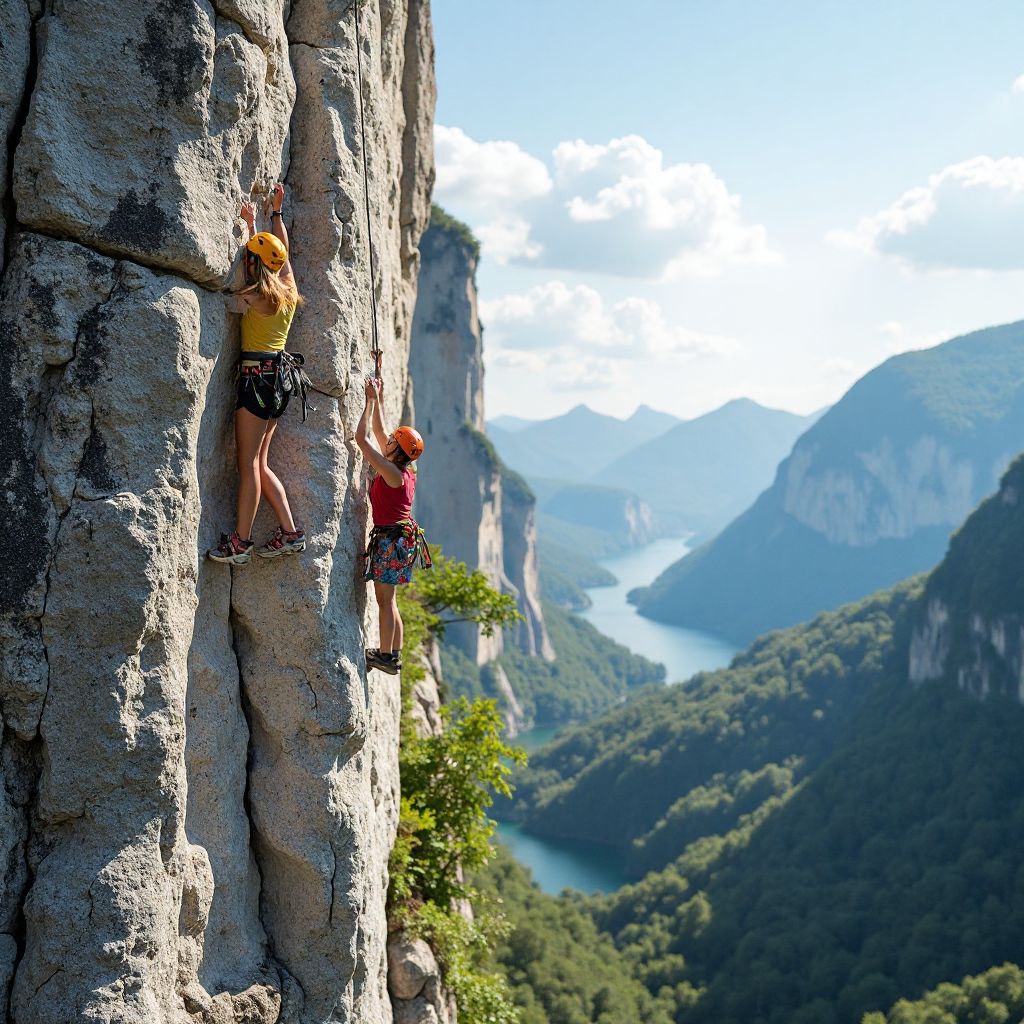 Escalade sur les falaises françaises